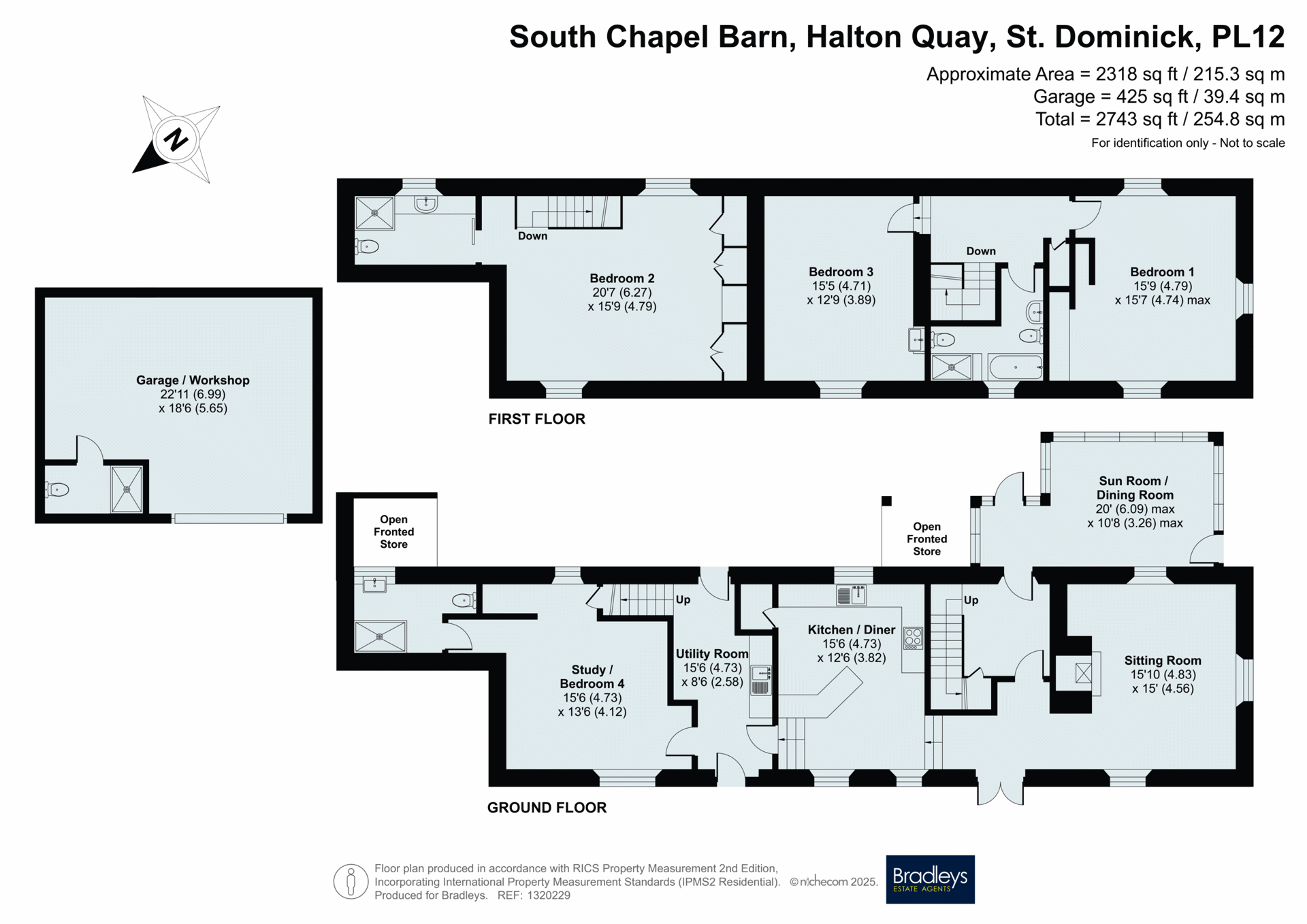 South Chapel Barn,, Halton Quay, Saltash floorplan