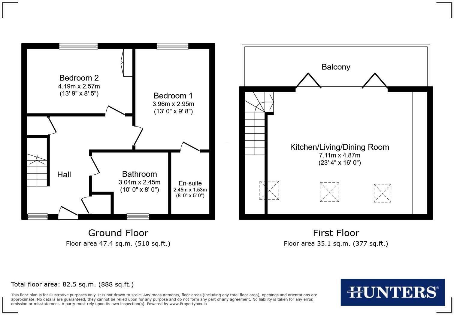65, Dyehouse walk, Leeds floorplan