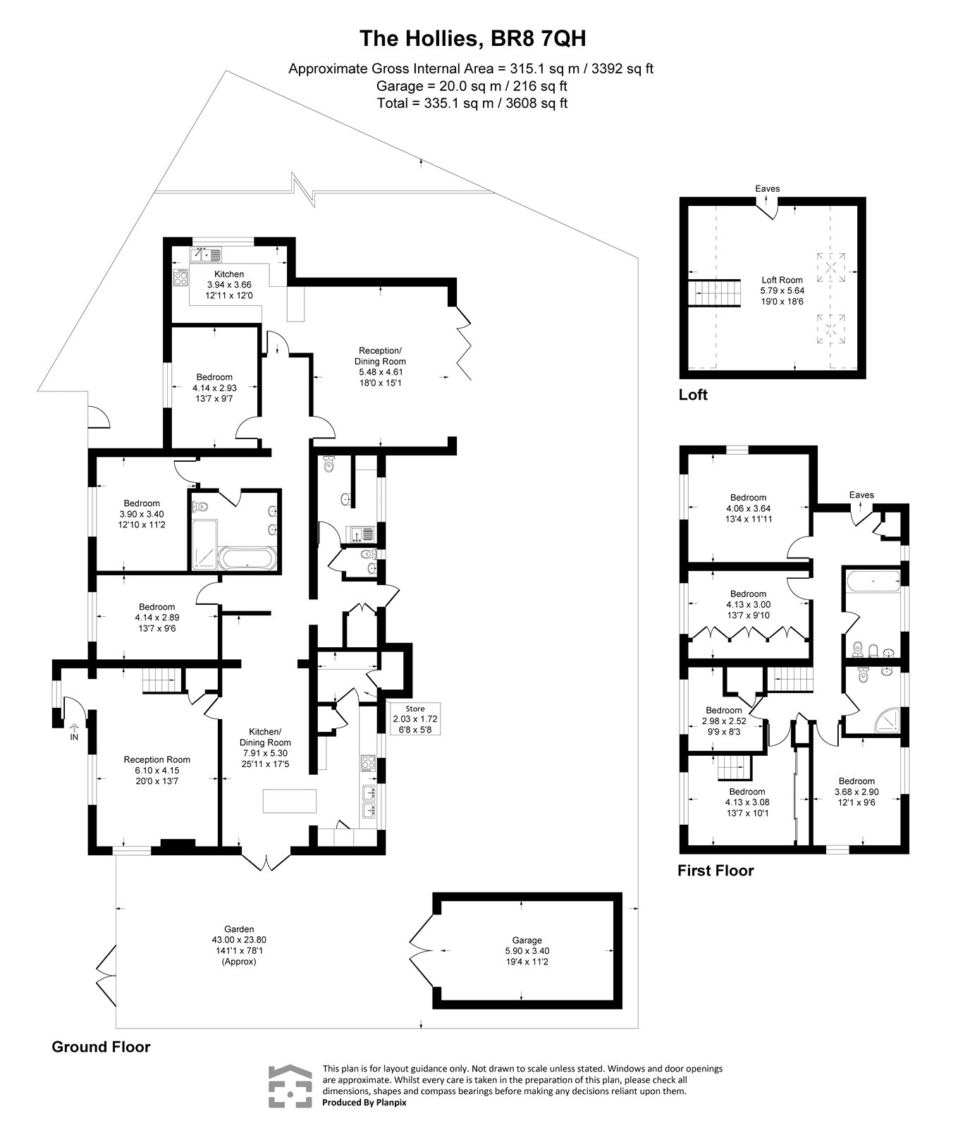 The Hollies,, Hockenden Lane, Swanley floorplan
