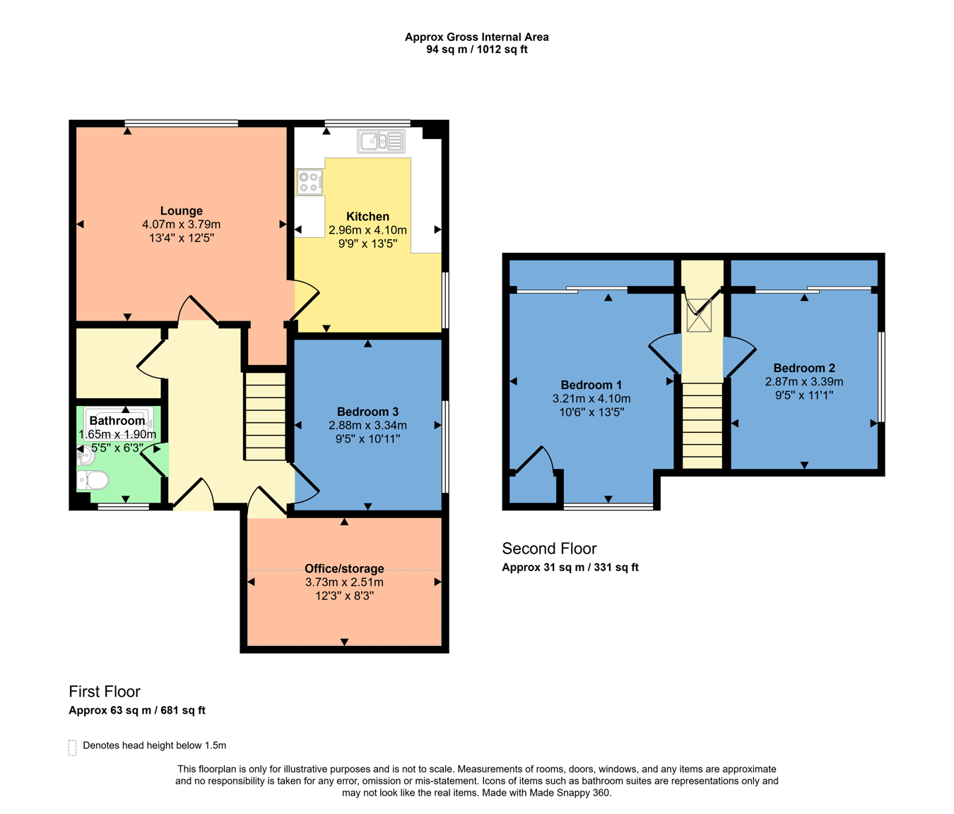 26, Greengates, Leven floorplan
