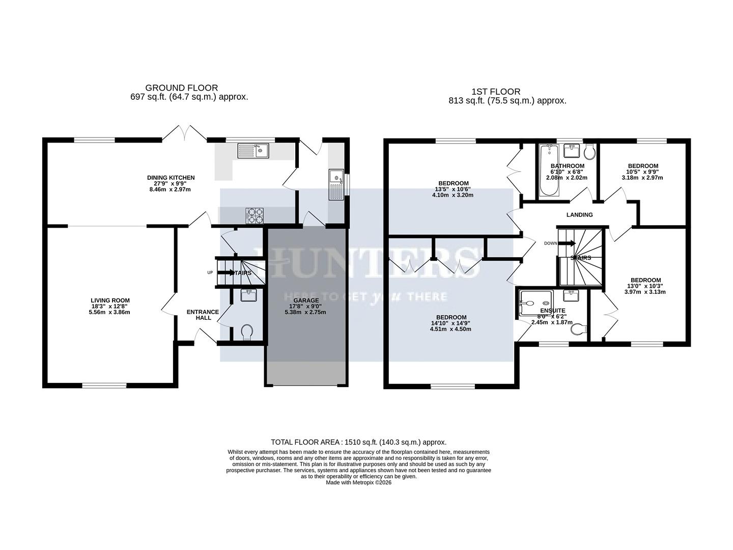 8, Goldfinch Way, York floorplan