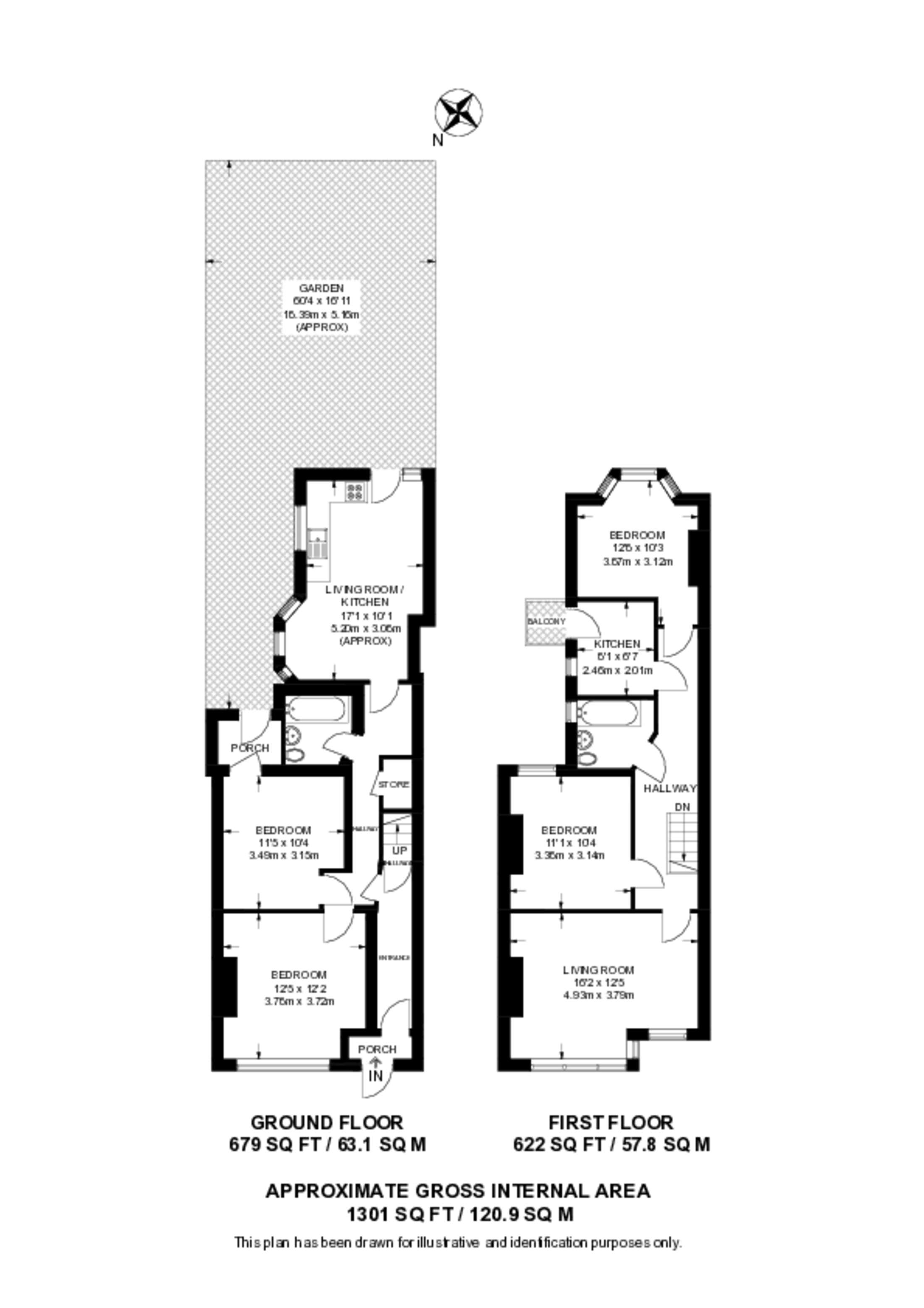 Frome Road, Turnpike Lane floorplan