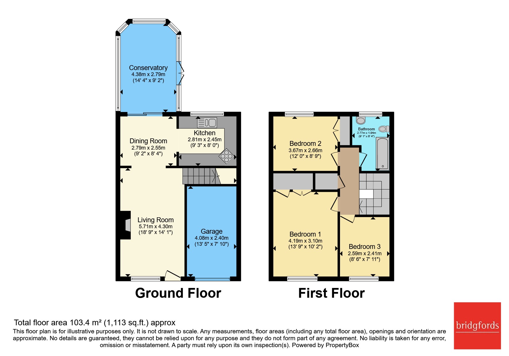 6, Loughrigg Close, Tyldesley floorplan