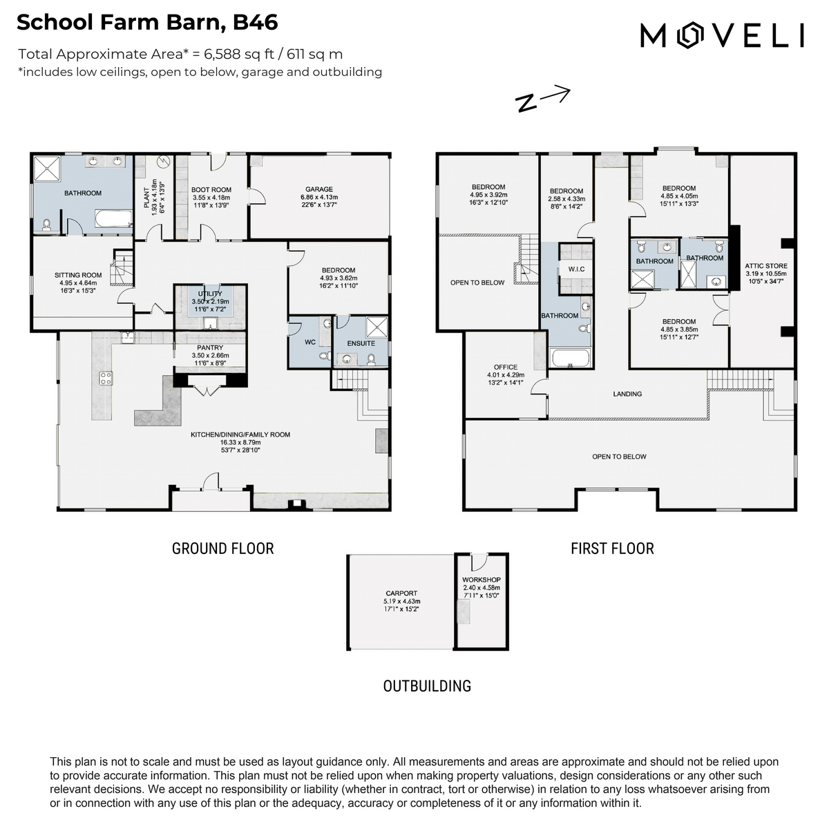 School Farm Barn, New End Road, Birmingham floorplan