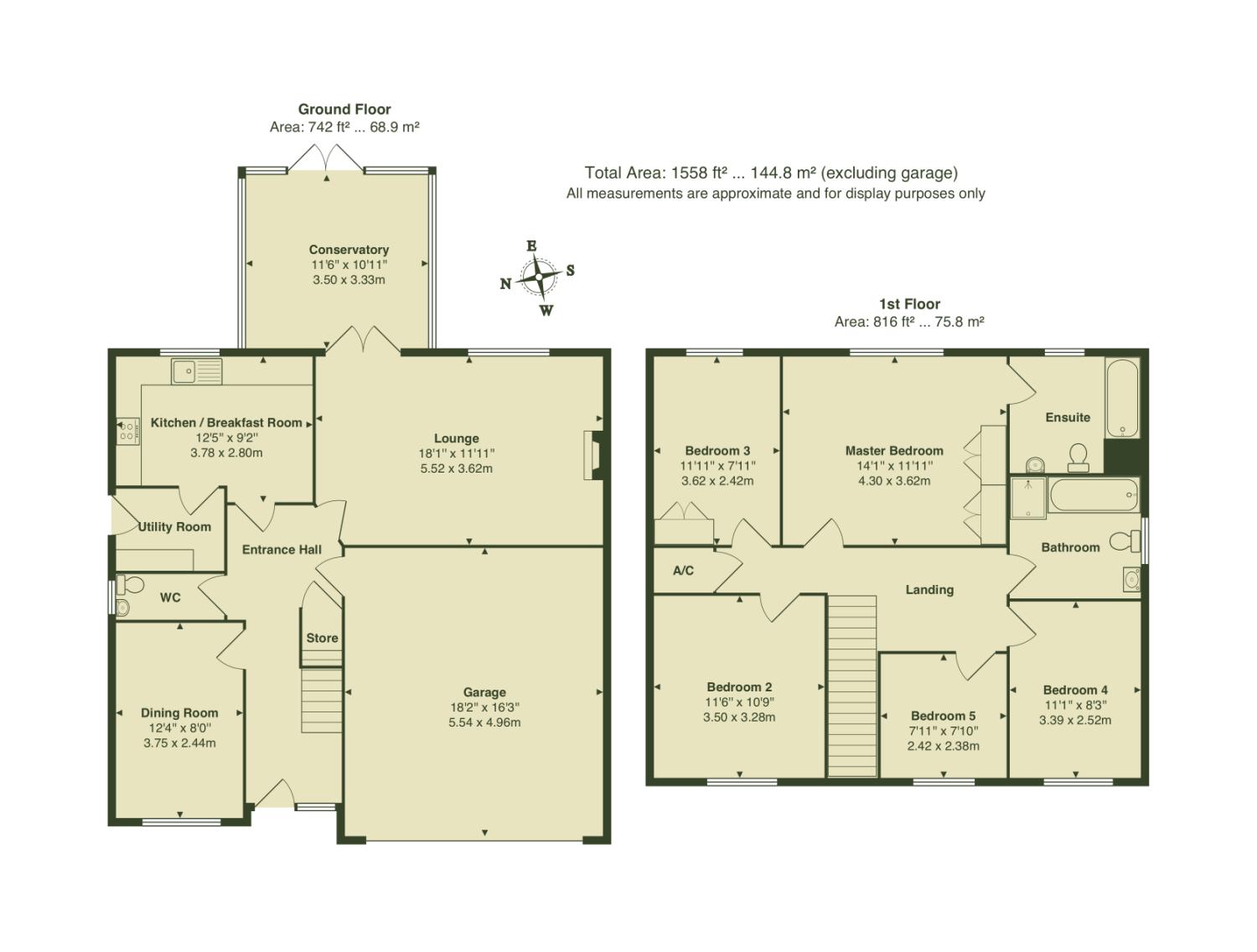 5 Bedrooms Detached house for sale in The Glebe, Lavendon, Olney MK46