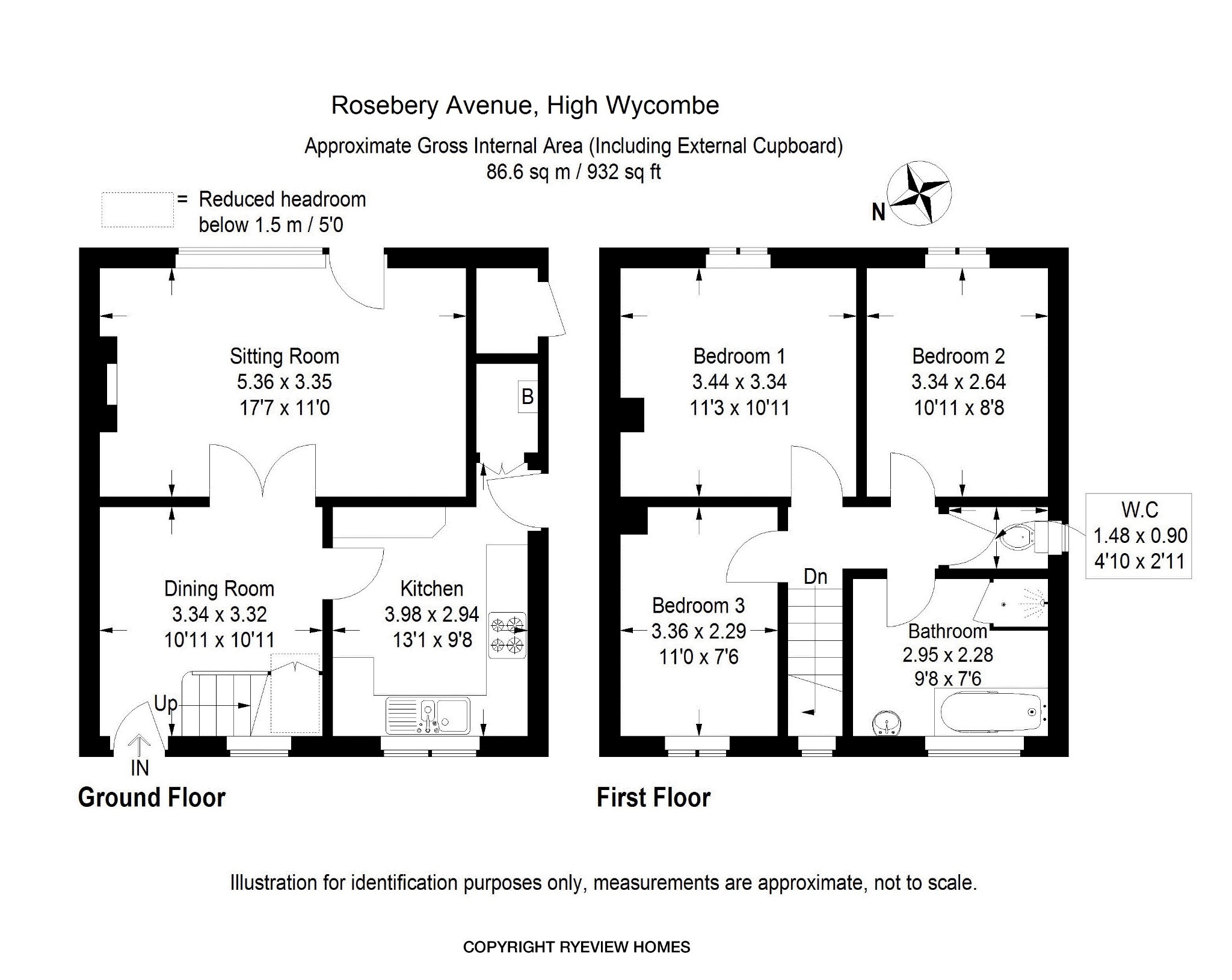 3 Bedrooms Semi-detached house for sale in Rosebery Avenue, High Wycombe HP13