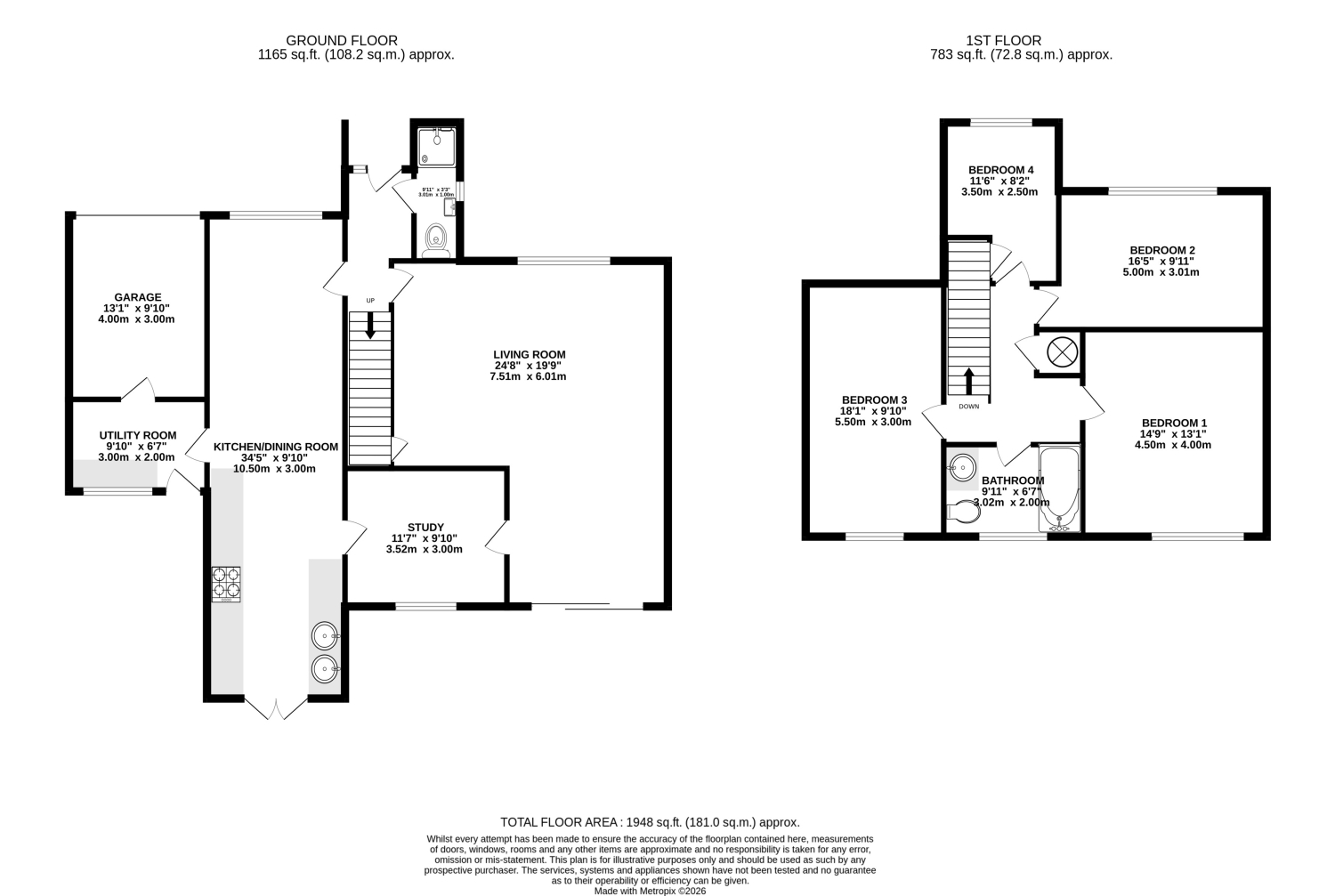 17, Old Brickfield Road, Aldershot floorplan