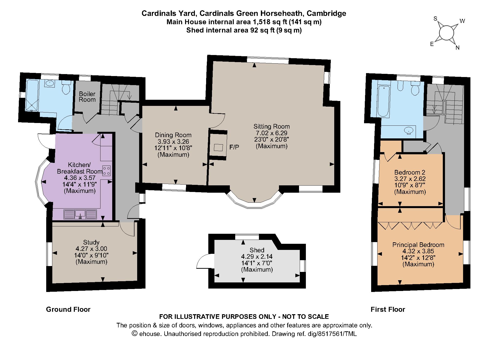 Cardinals Green, Horseheath, Cambridge, Cambridgeshire CB21, 3 bedroom ...