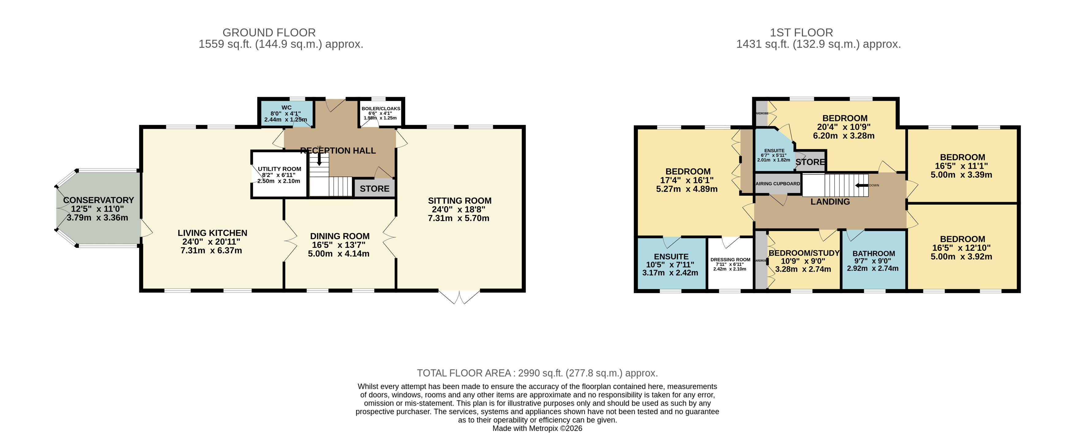 3, Tansley House Gardens, Tansley floorplan