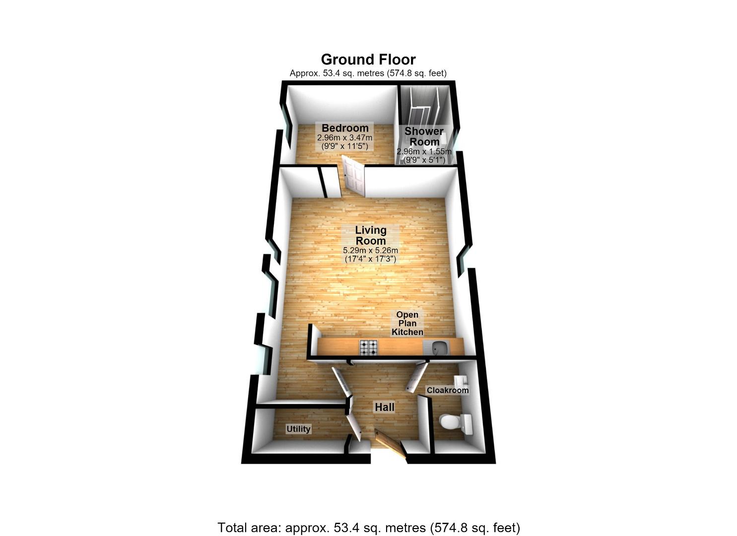 1 The Officers Mess, Orchard Lane, Caversfield floorplan