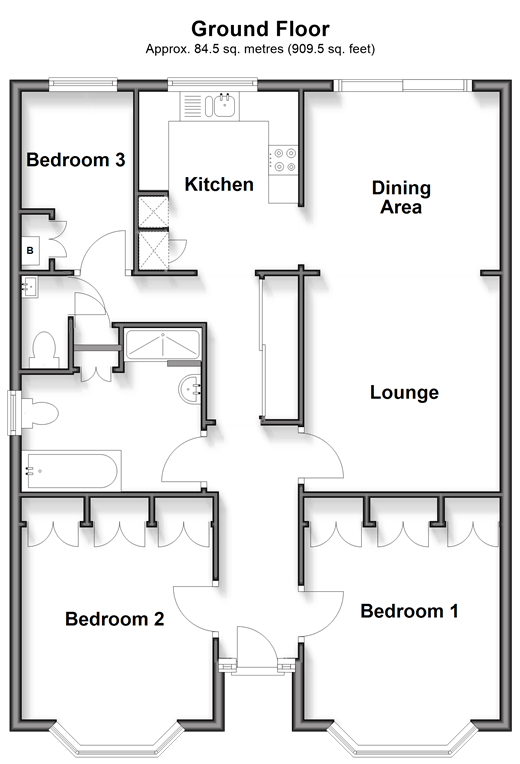 Milroy Avenue Northfleet, Gravesend floorplan