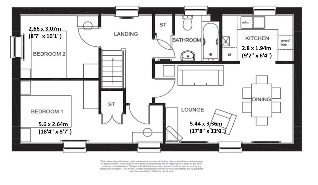 21, Constance Street, Buckingham floorplan