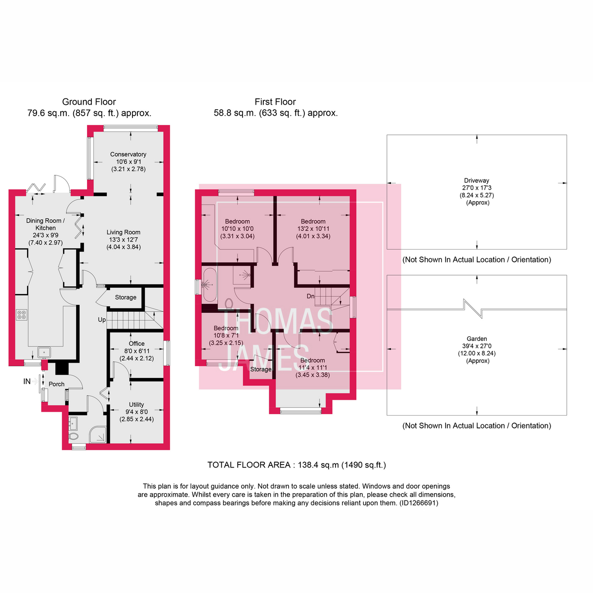 44, Cypress Avenue, Enfield floorplan