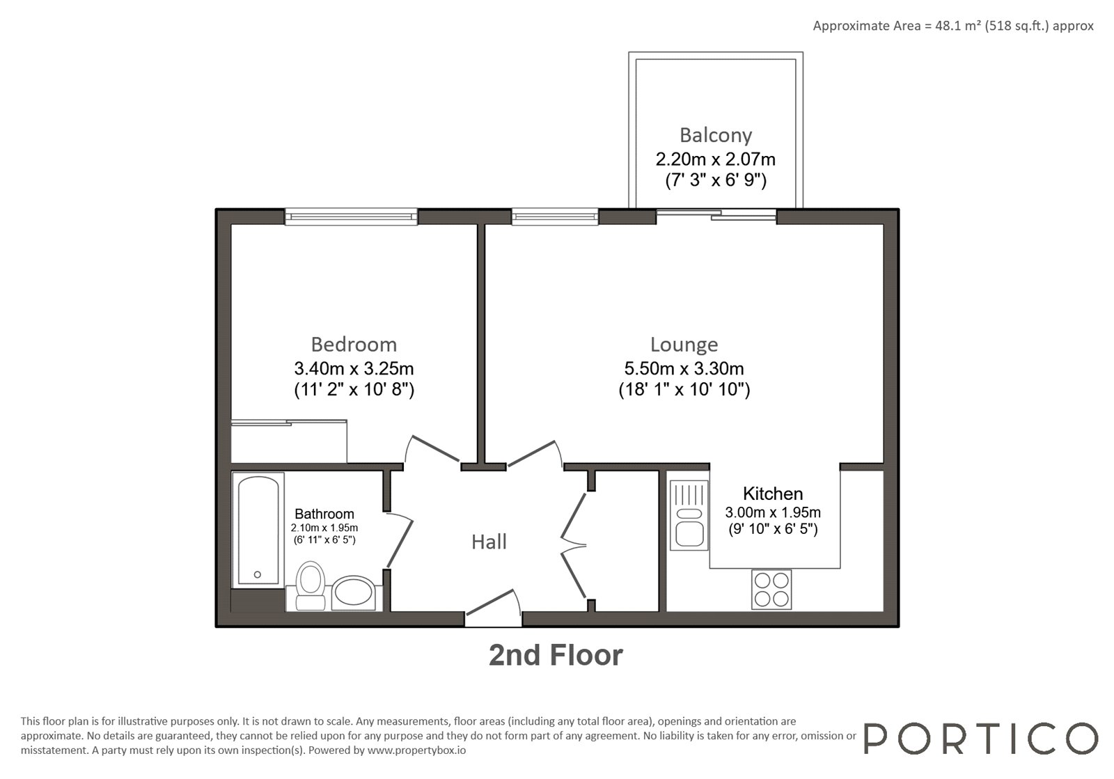 Flat 30, Heron Place, 4 Bramwell Way floorplan