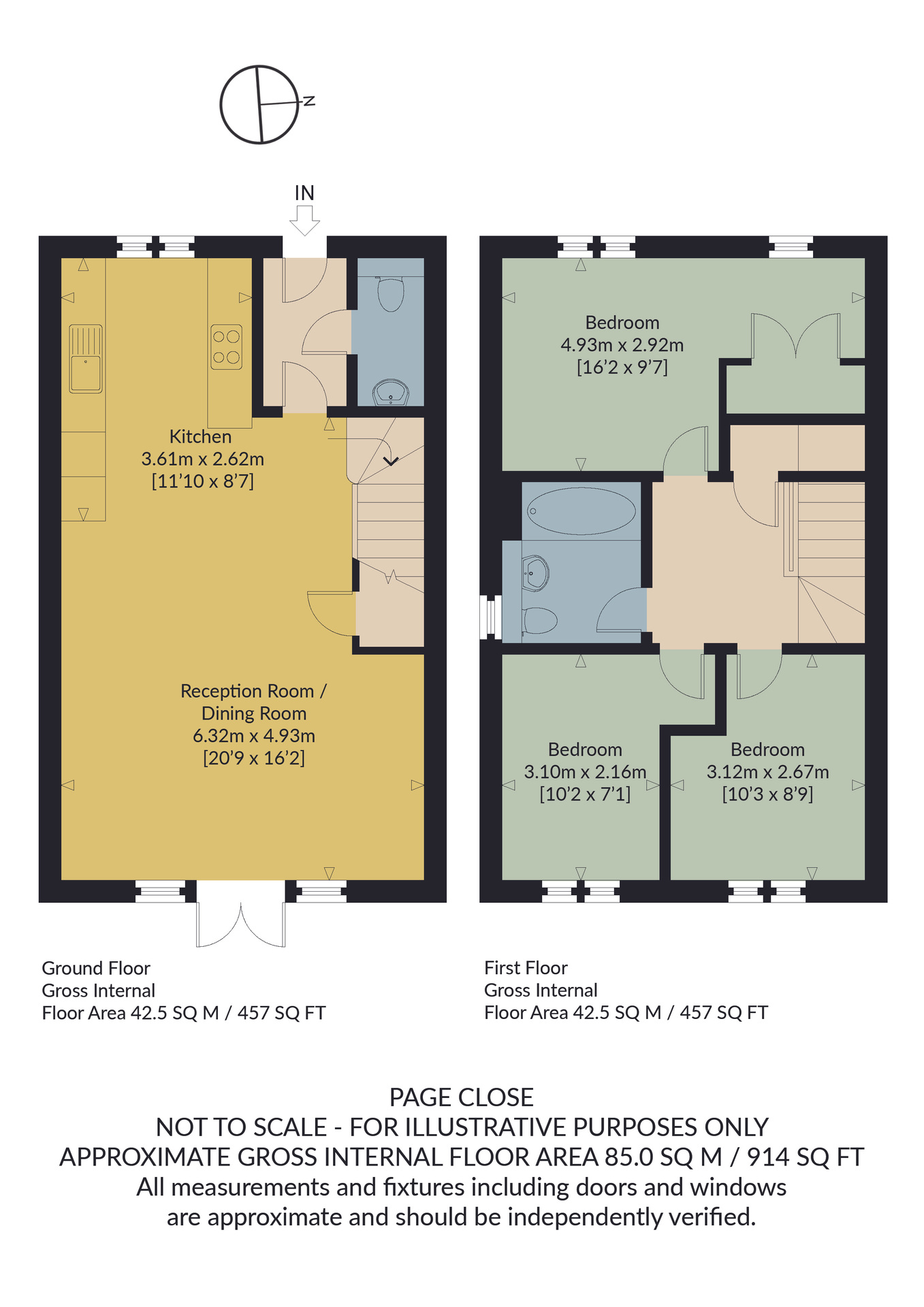 5 Page Close, Herne Bay floorplan