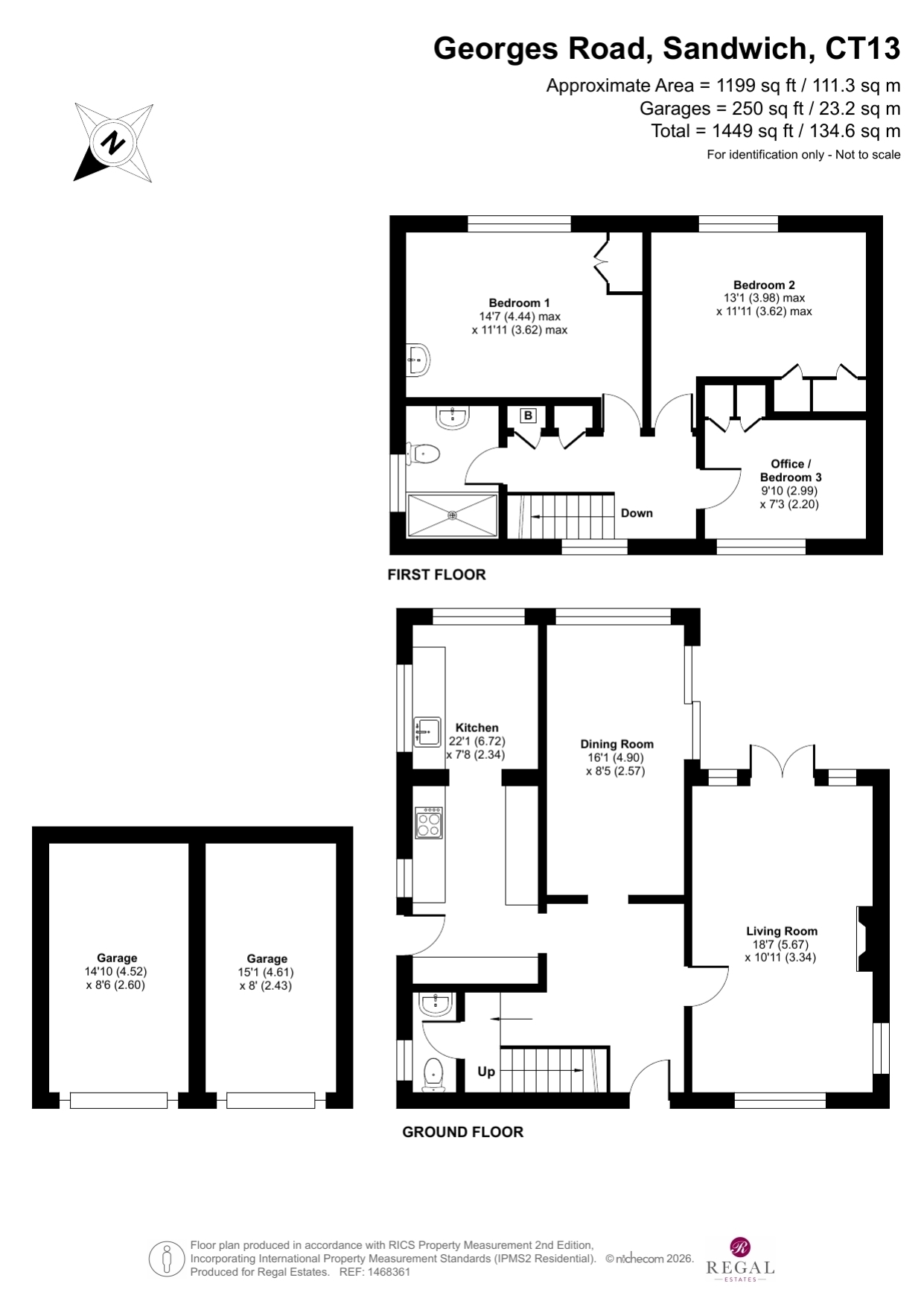 158, St. Georges Road, Sandwich floorplan