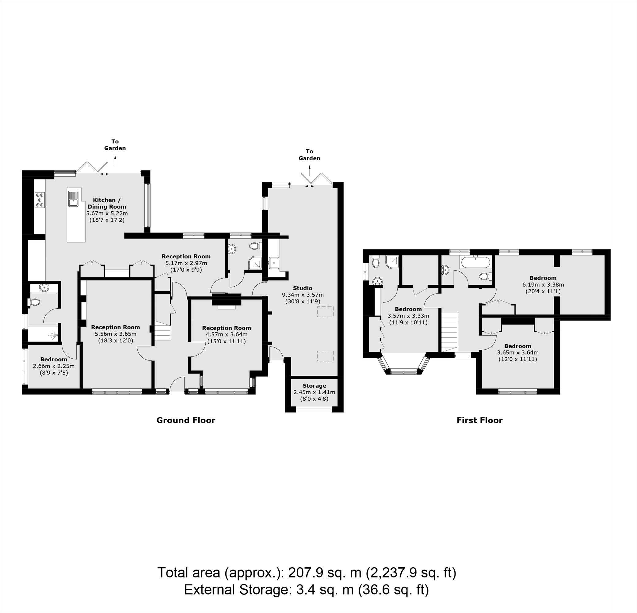 Rest Harrow, Halliford Road, Shepperton floorplan