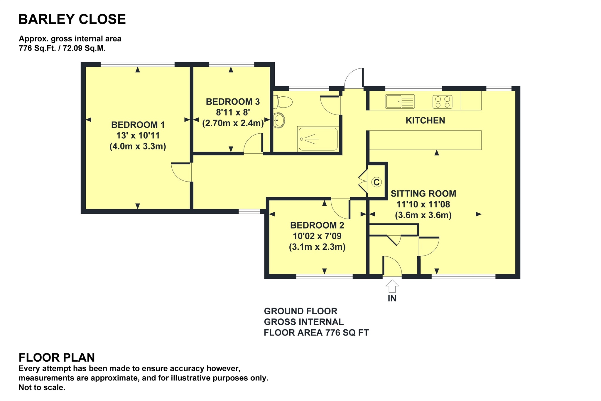 Barley Close, Weston Turville, Aylesbury HP22, 3 bedroom bungalow for