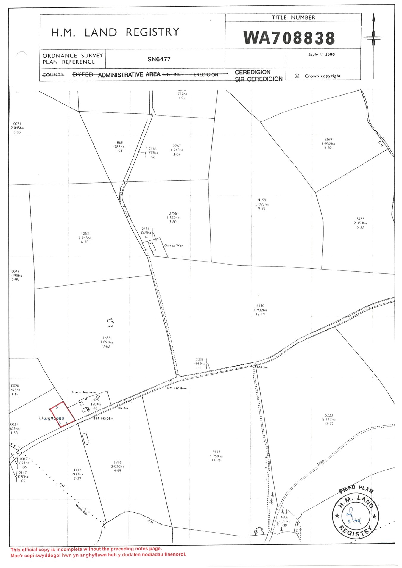 New Cross, Aberystwyth SY23, 3 bedroom bungalow for sale 62879498