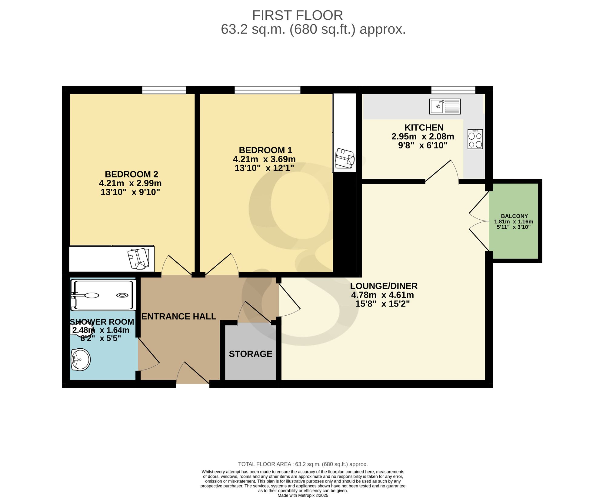 24 Lavender Mews L'Hermitage Gardens La Route De Beaumont, Jersey floorplan