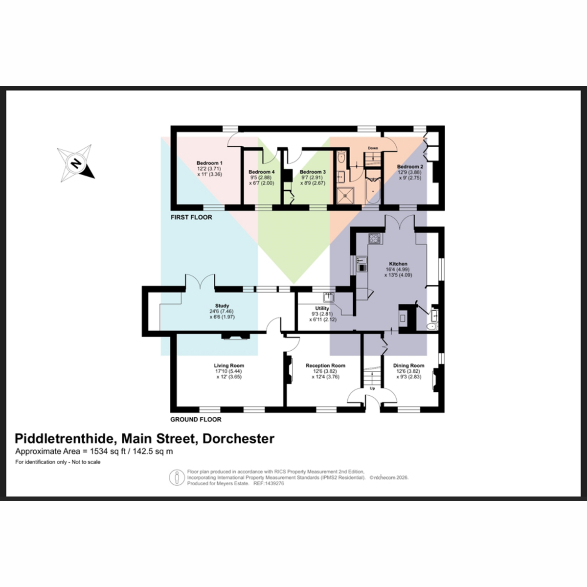 Killara, Piddletrenthide, Dorchester floorplan