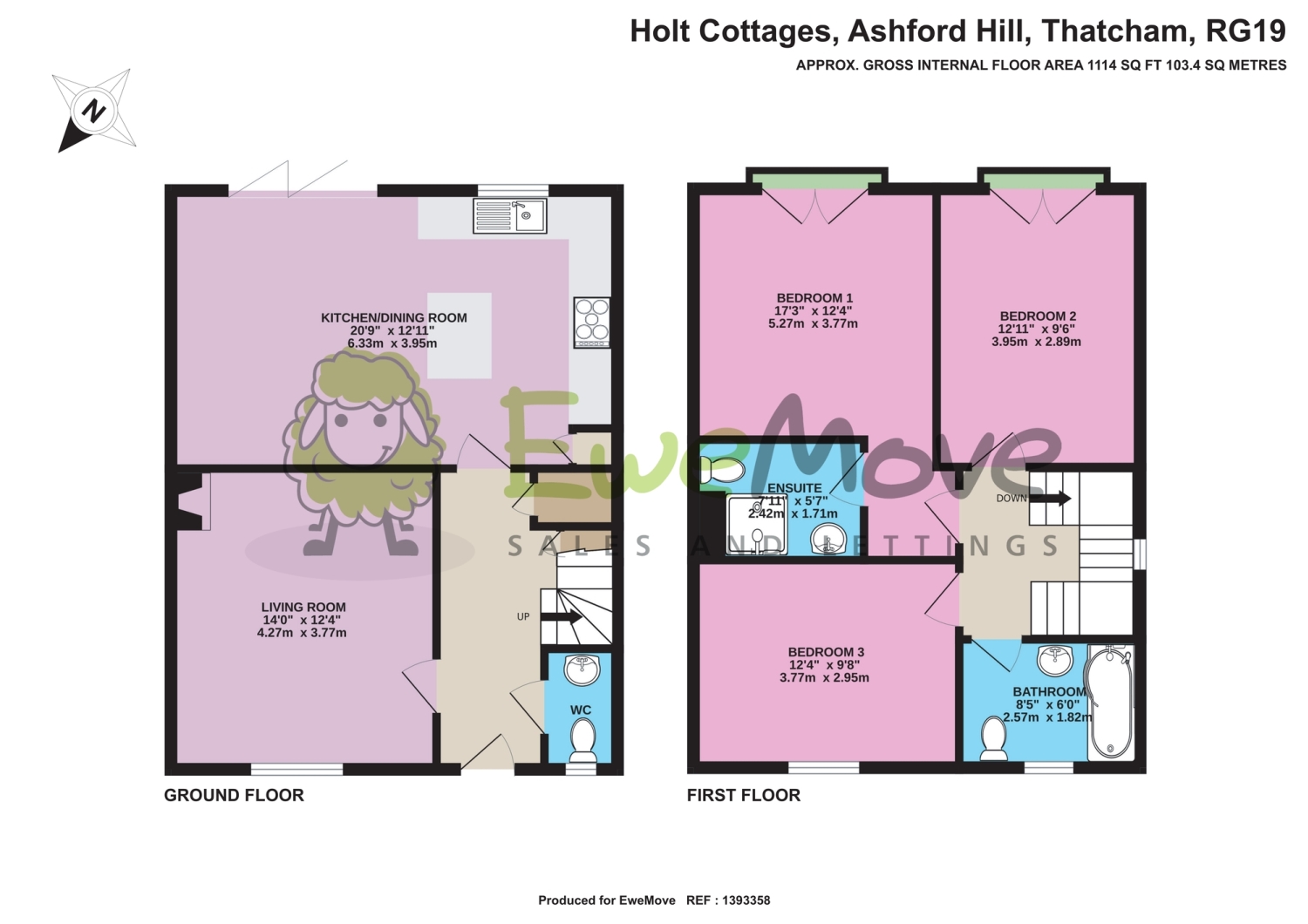 3a, Holt Cottages, Thatcham floorplan