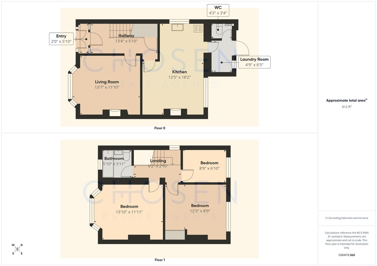 59, Parton Road, Gloucester floorplan
