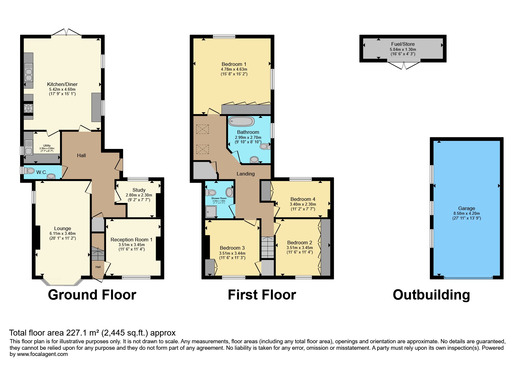 Holly House, Main Street, North Muskham, Newark floorplan