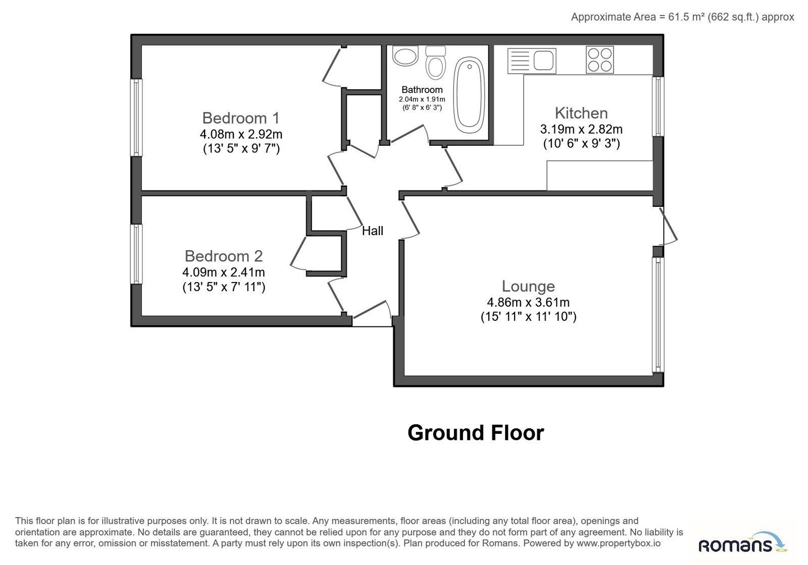 The Cloisters, Camberley floorplan
