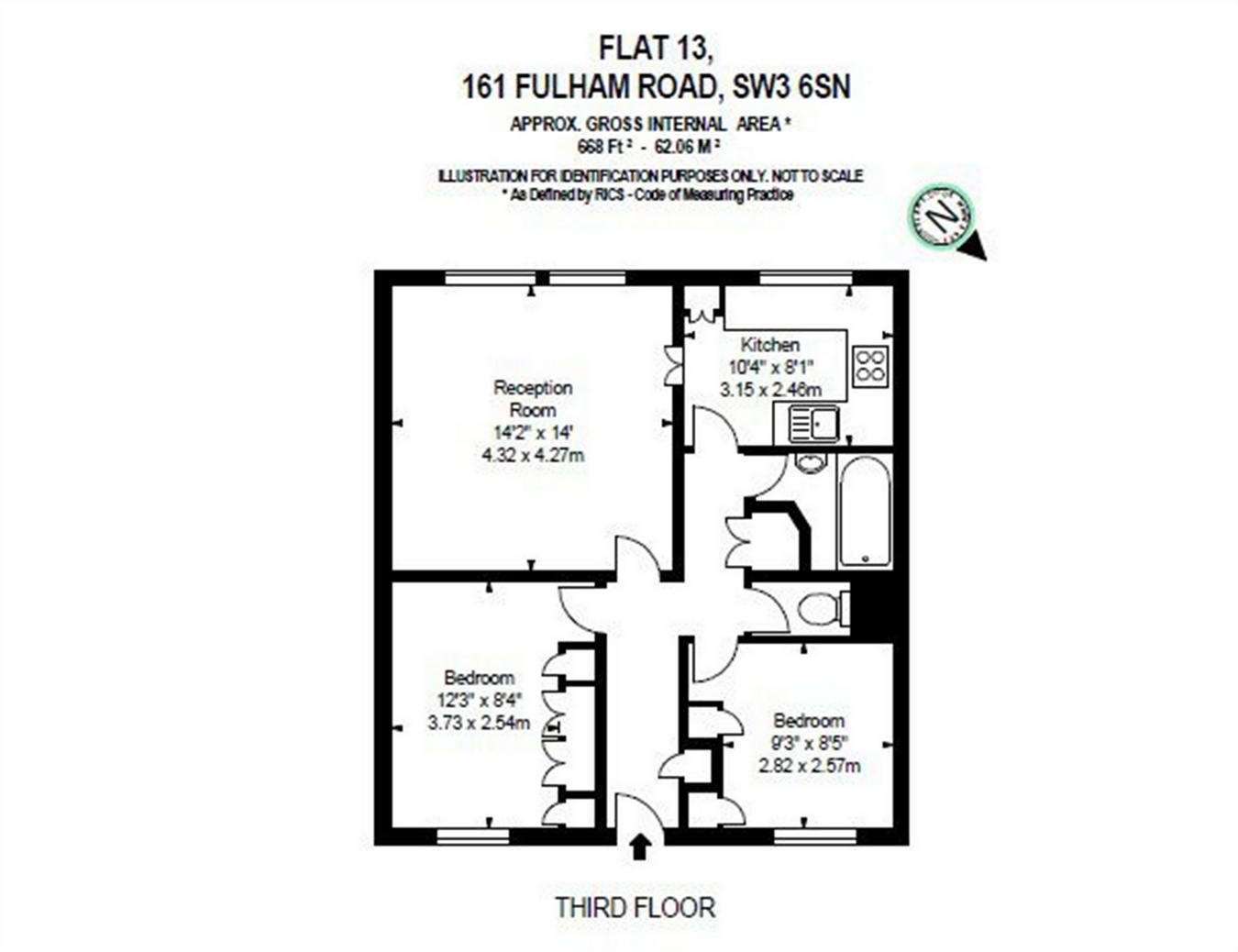 2 Bedrooms Flat to rent in Fulham Road, South Kensington, London SW3