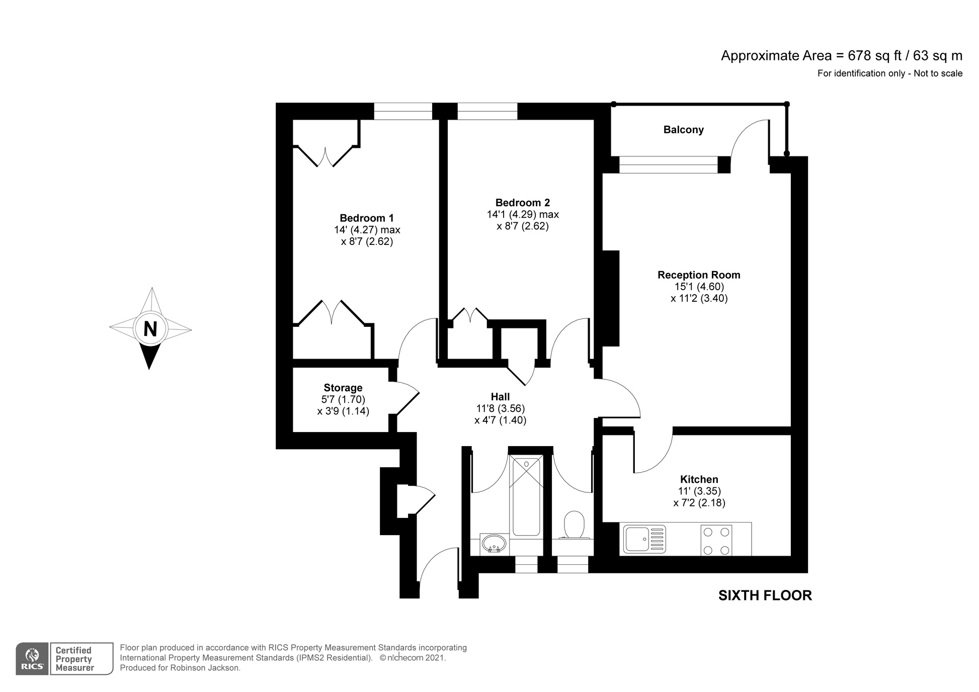 Heathwood Point, Dacres Road, Forest Hill, London SE23, 2 bedroom flat