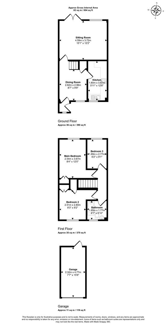 Cloverfields, Gillingham floorplan
