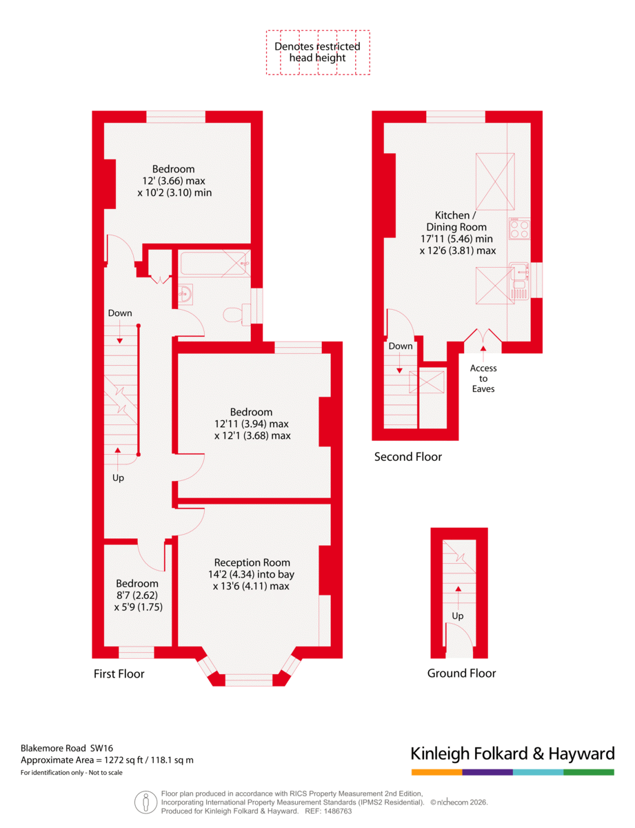 5B, Blakemore Road, London floorplan