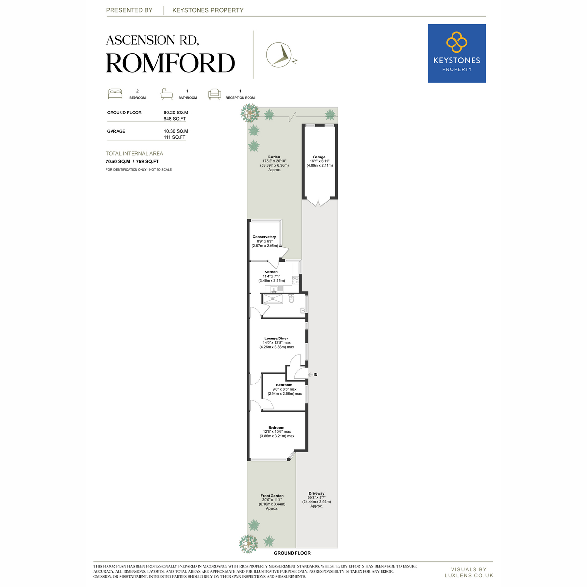 19, Ascension Road, Romford floorplan