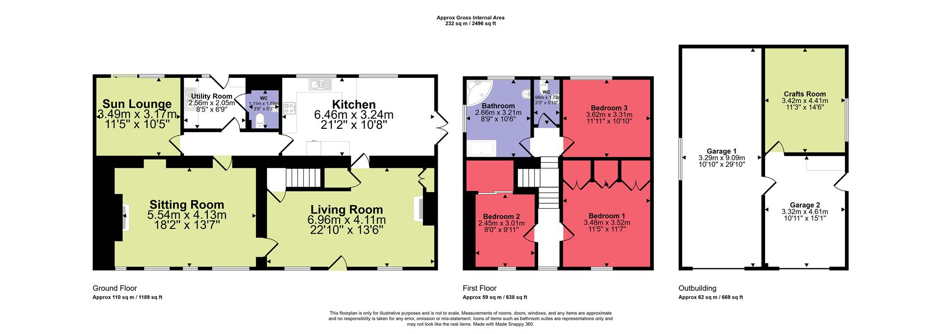 Brynteg, Church Lane, Llandysul floorplan