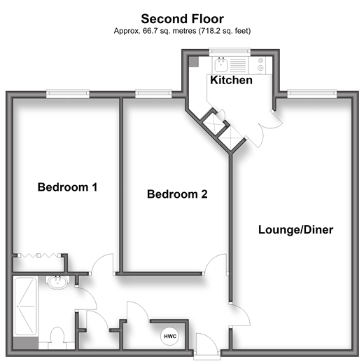 Richmond Street, Herne Bay floorplan