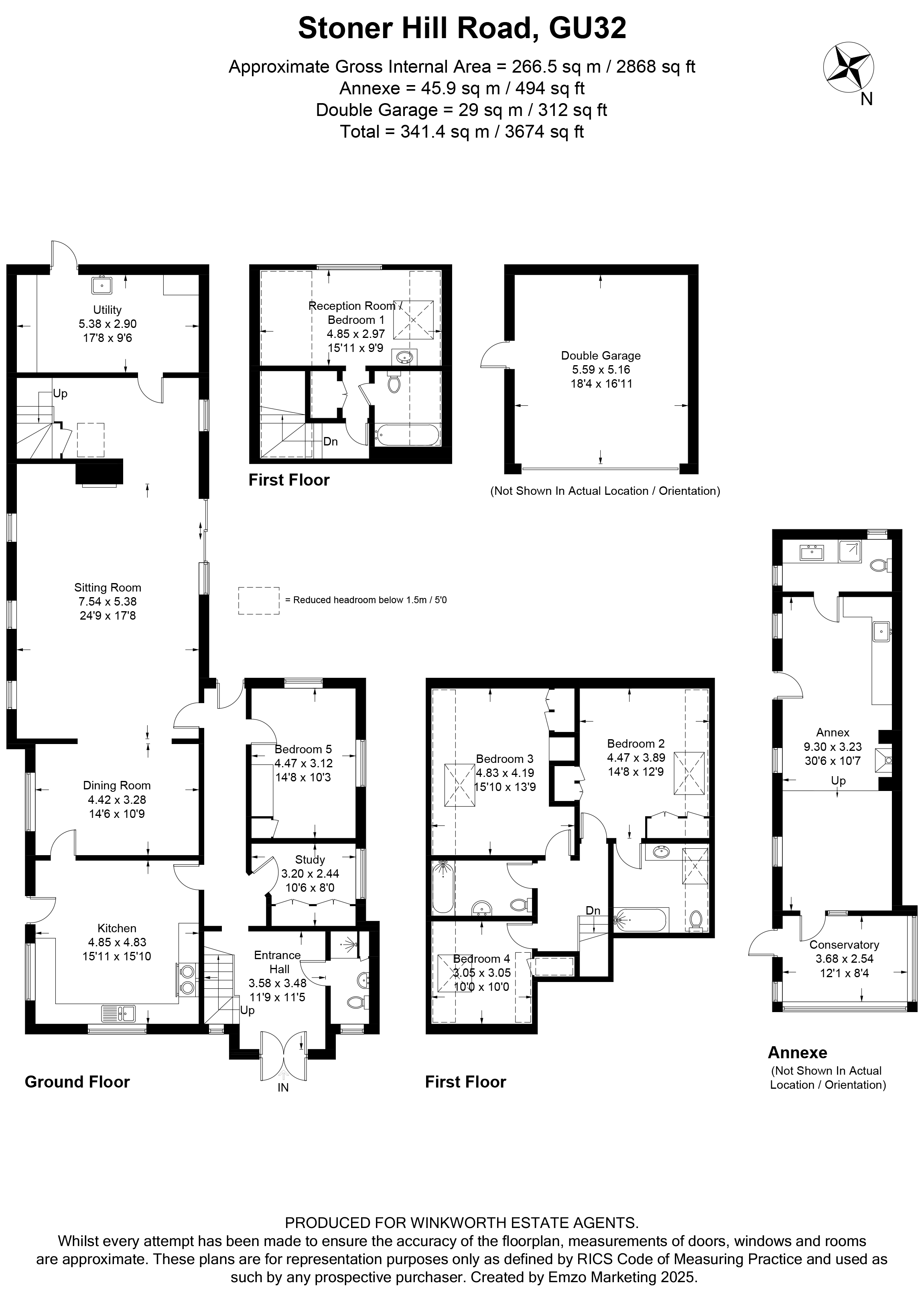 The Coach House,, Stoner Hill Road, Petersfield floorplan