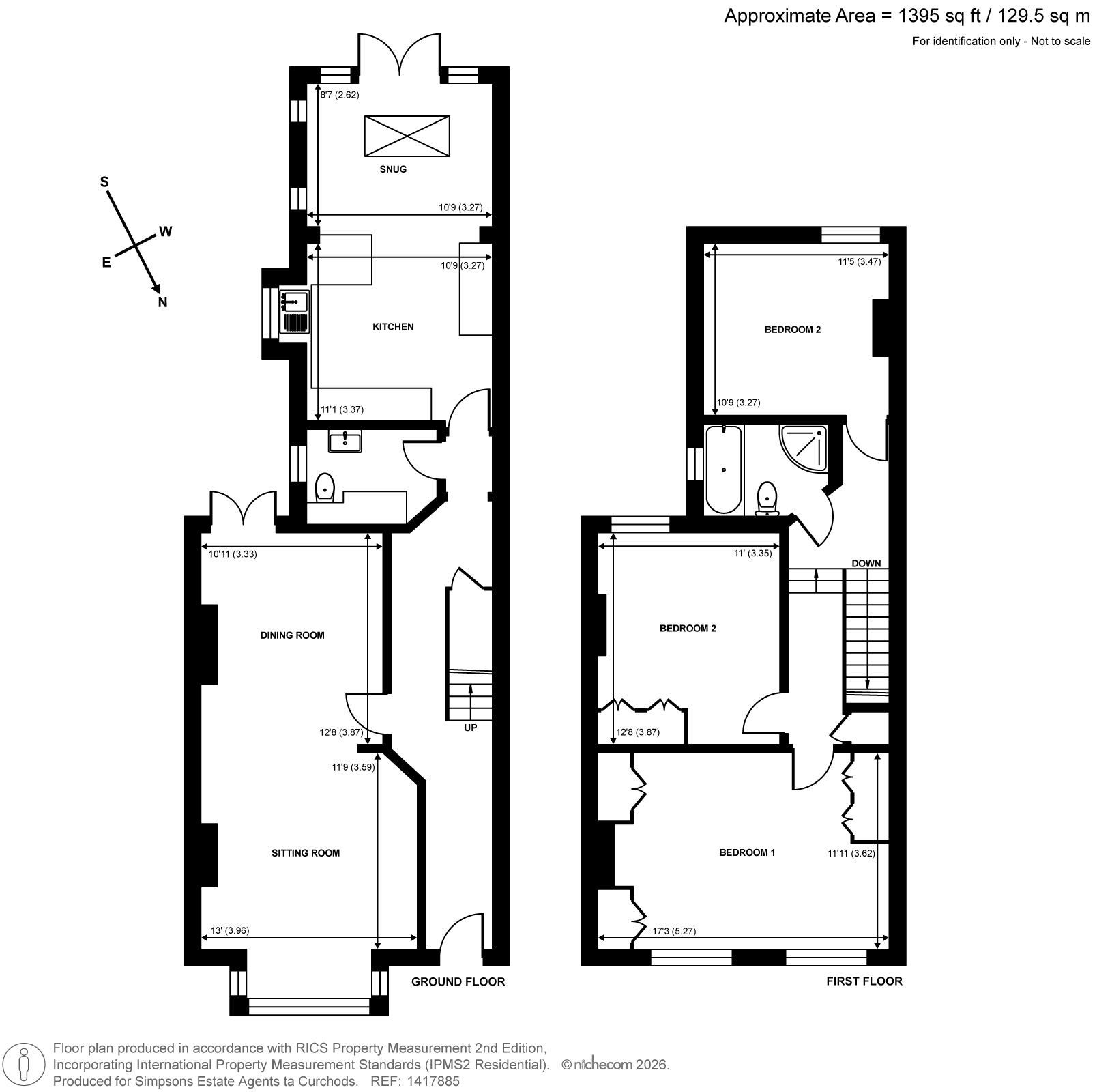76, Walton Road, East Molesey floorplan