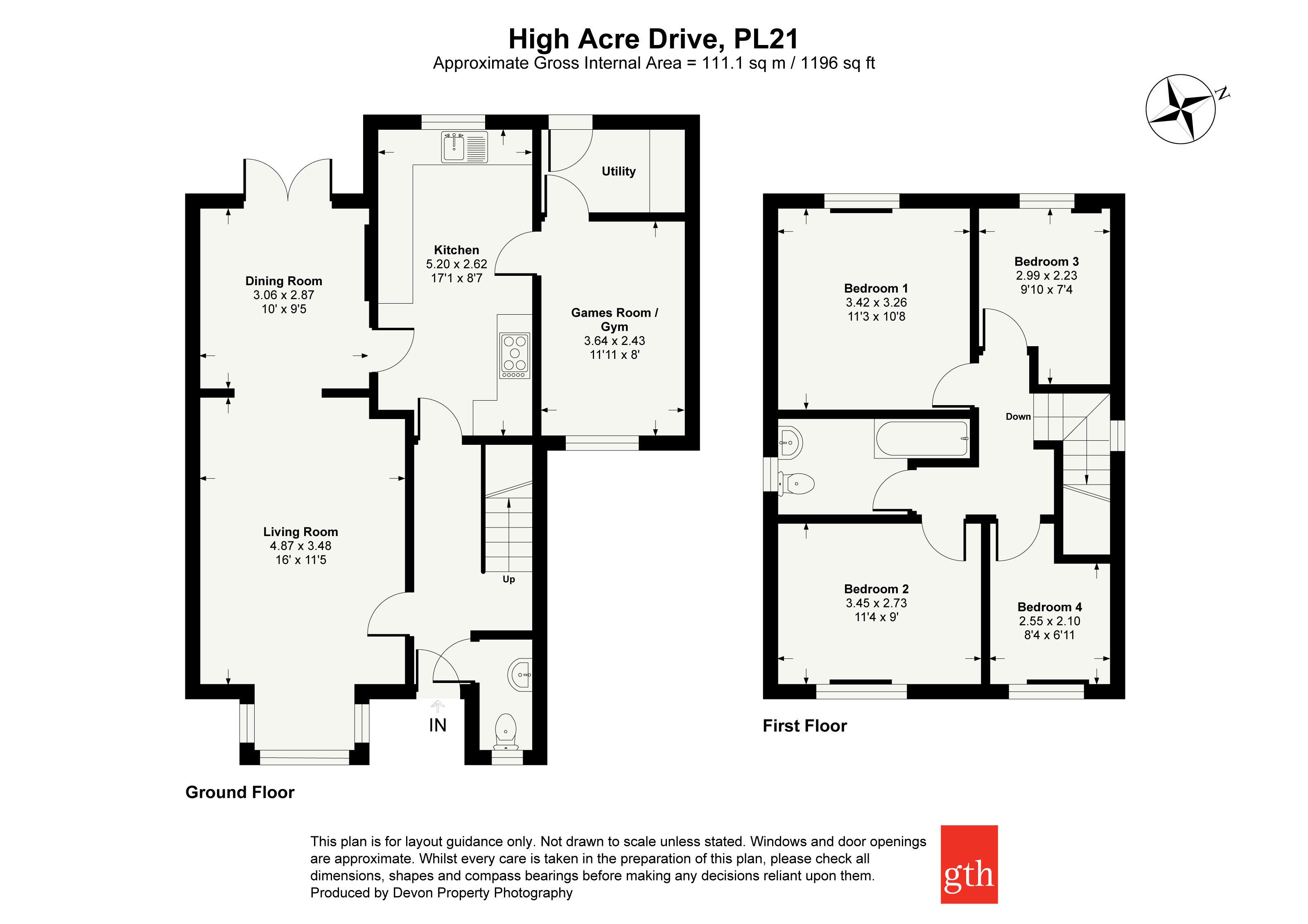 2, High Acre Drive, Devon floorplan