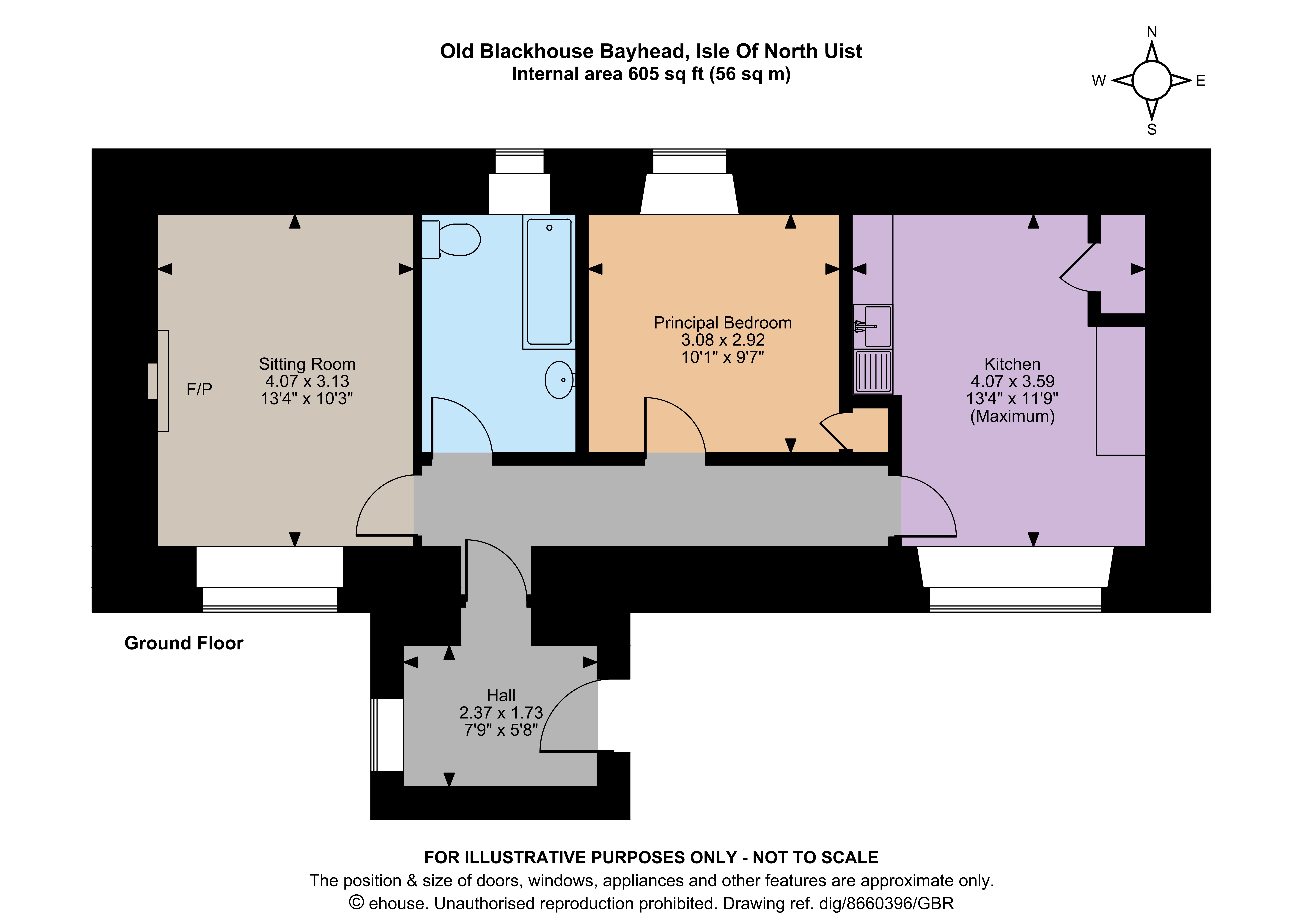 Bayhead, Isle of North Uist, Eilean Siar floorplan
