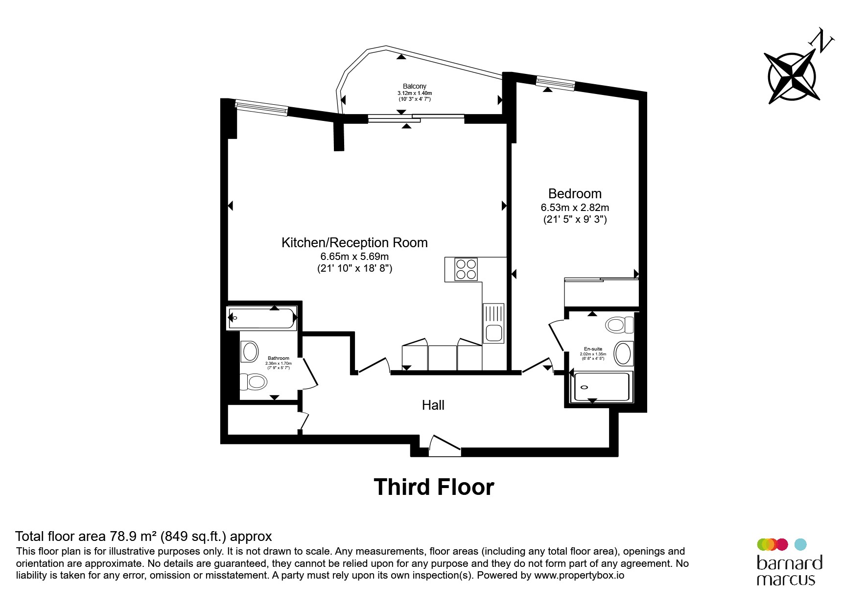 17, Vicentia Court, Bridges Court Road, London floorplan