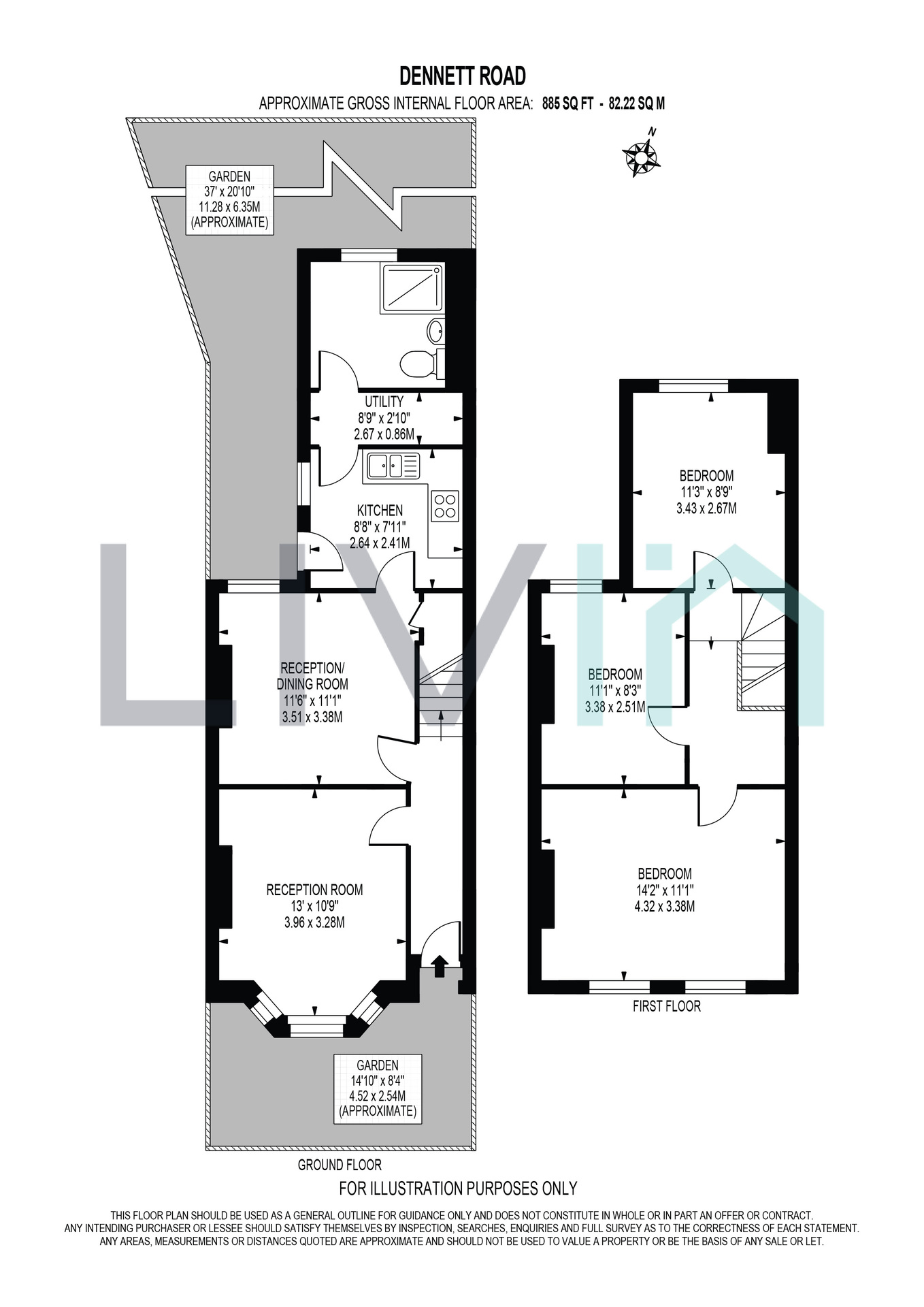 136 Dennett Road, Croydon floorplan