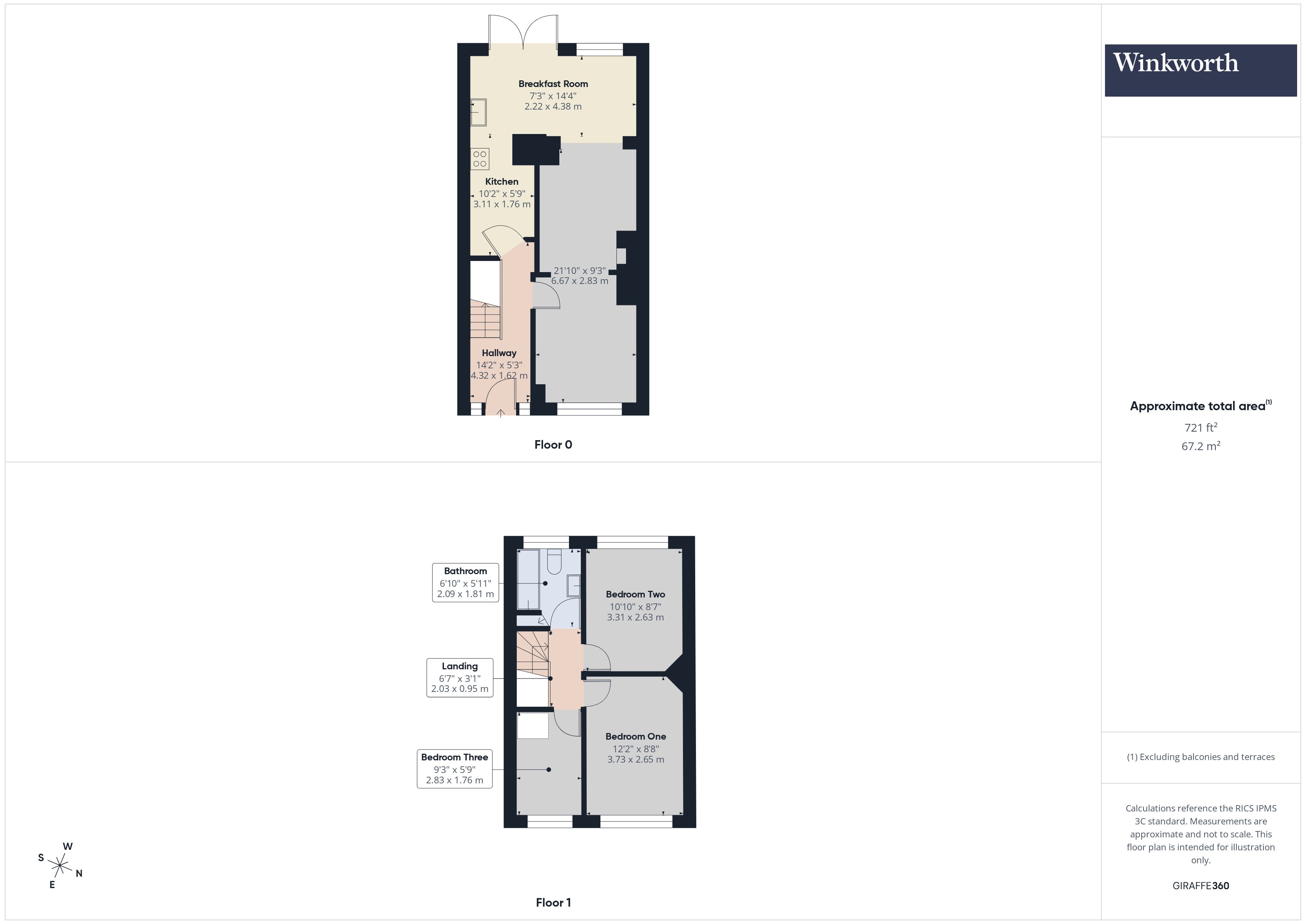 44, Hazelbank, Surbiton floorplan