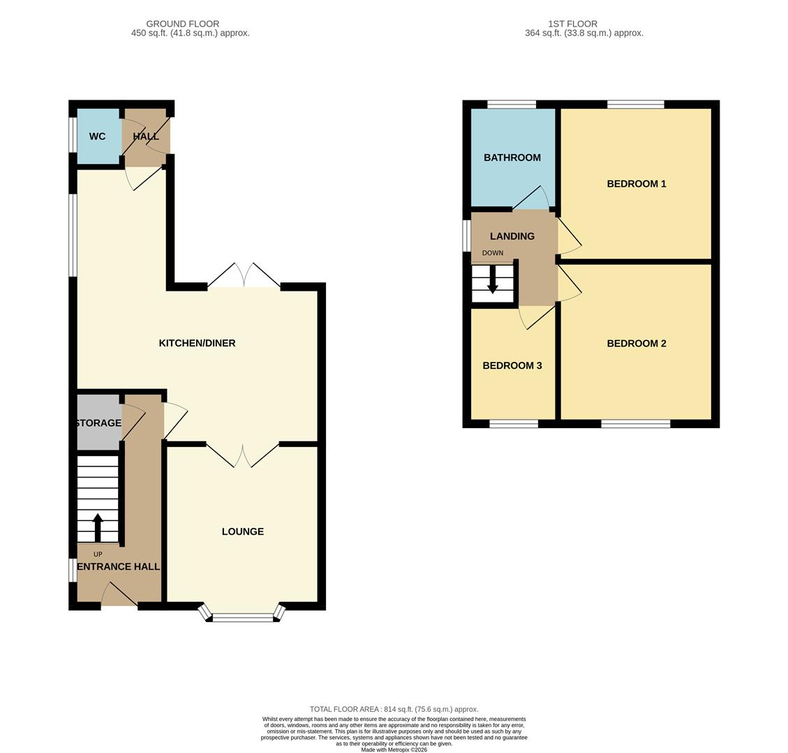 248, Dividy Road, Stoke-On-Trent floorplan