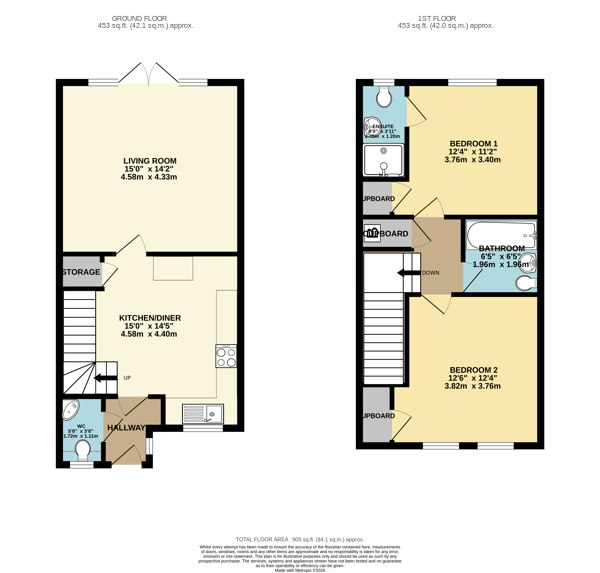 4, Queens Court, Devon floorplan