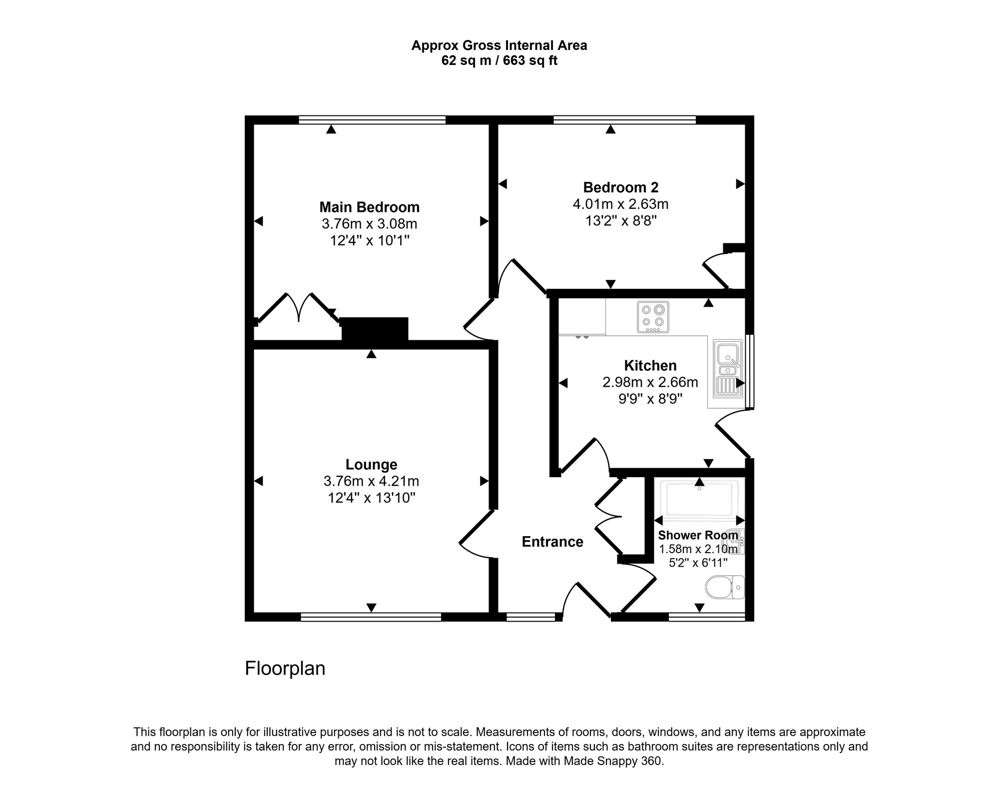 1 Cromer Road, Wigan floorplan