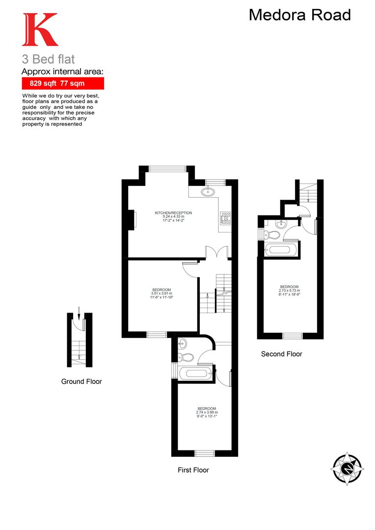 47b, Medora Road, Brixton floorplan