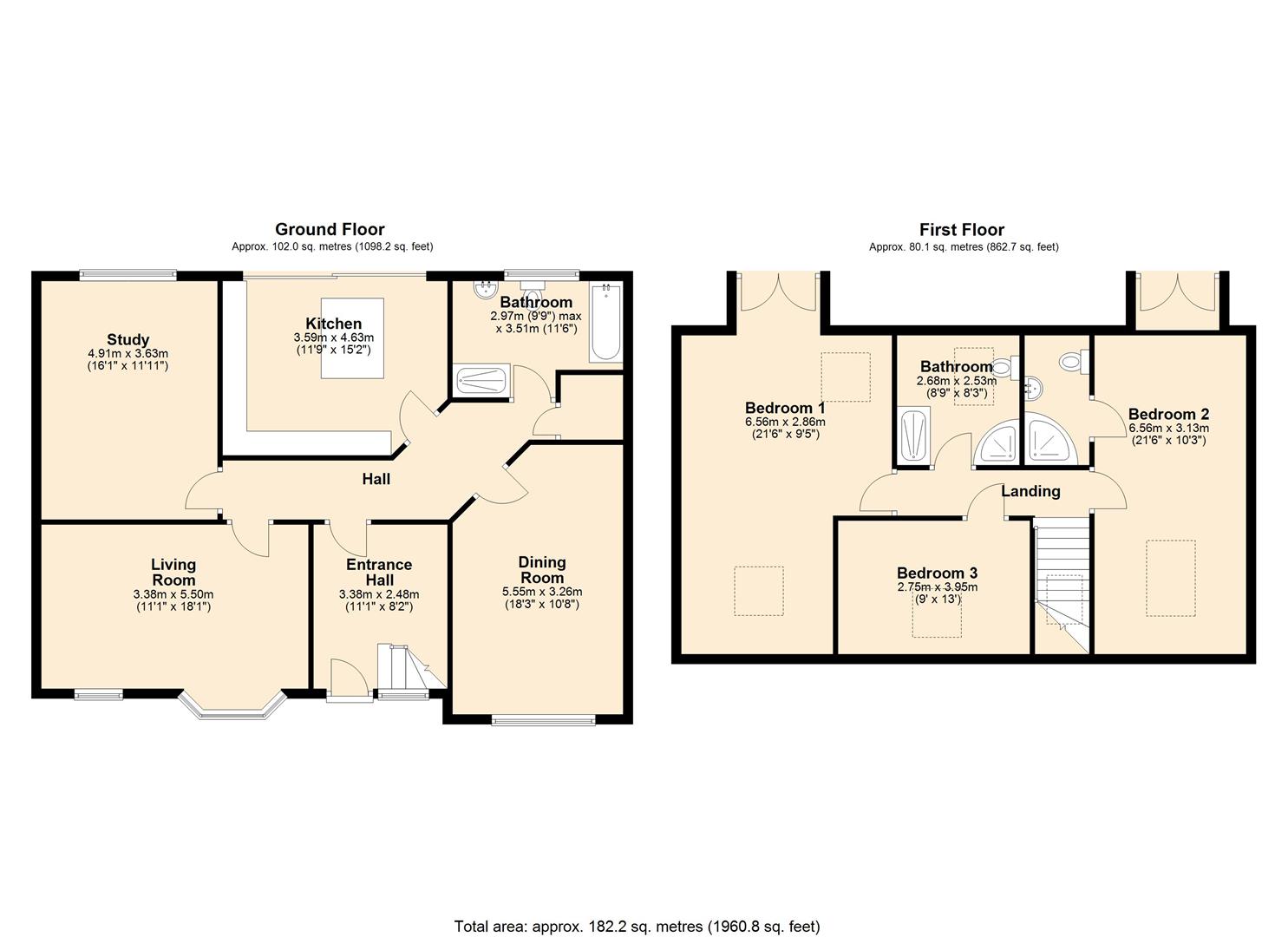 Black Sail, Top Road Hardwick Wood, Chesterfield floorplan