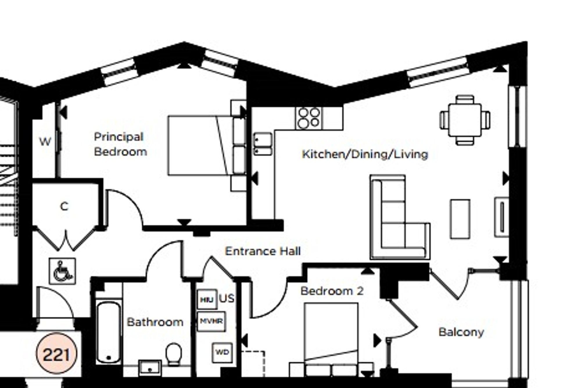 270, Canalside Quarter,
Oxford,
Oxfordshire,
OX2 8QF floorplan