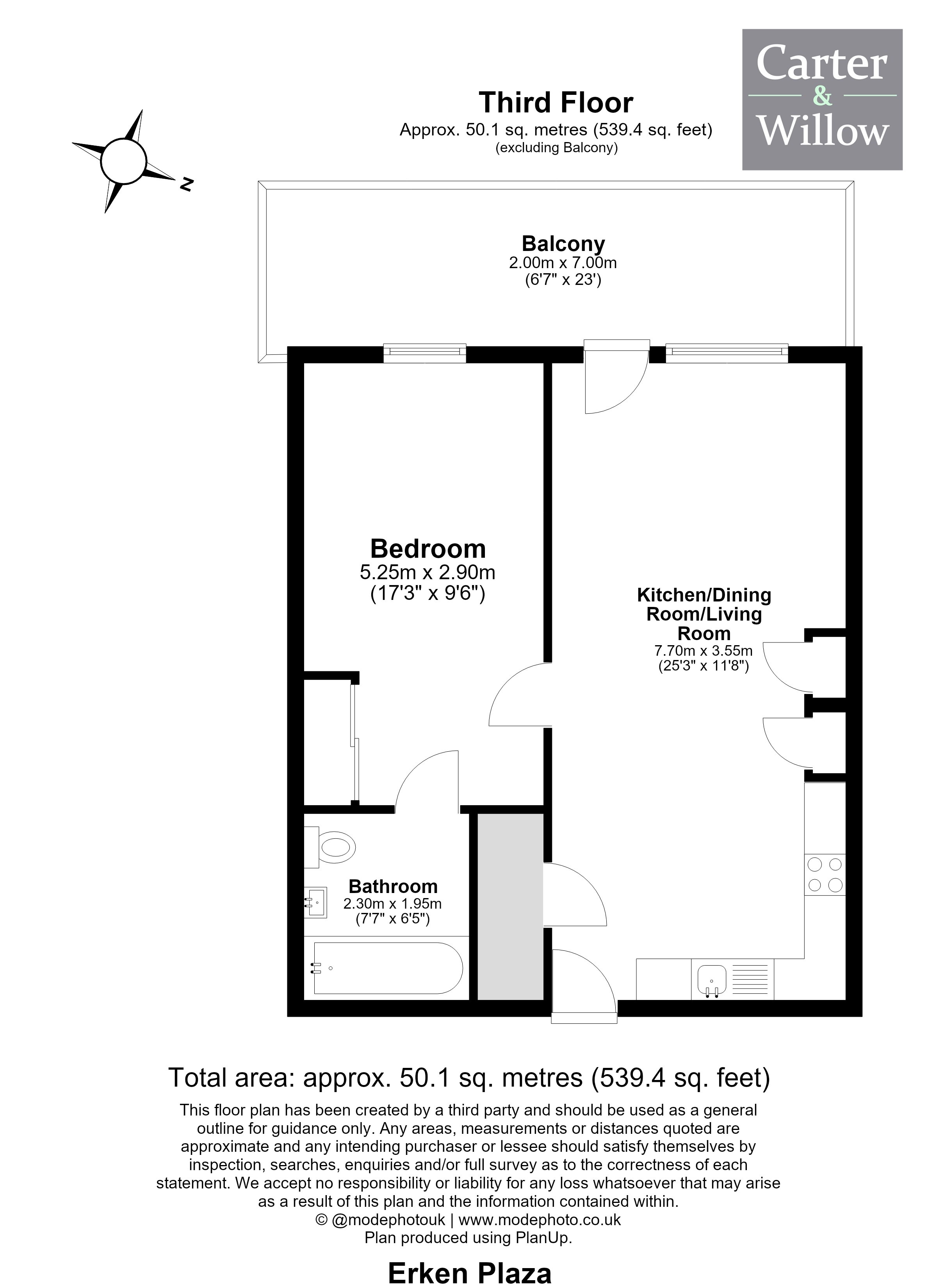 16, Erken Plaza, Abbey Road, Barking floorplan